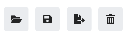 Screenshot of whiteboard file management