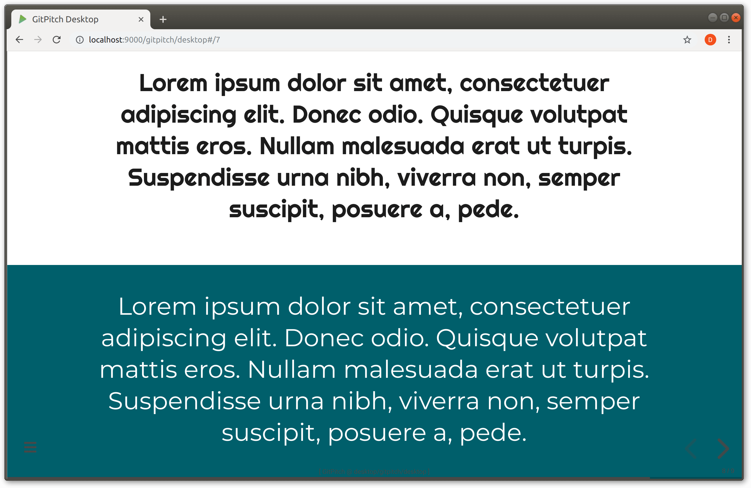 GITPITCH MARKDOWN TEXT MANIPULATION